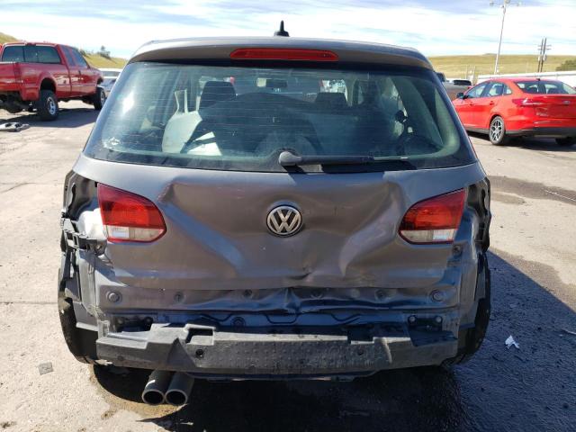 WVWNM9AJ4BW315907 - 2011 VOLKSWAGEN GOLF GRAY photo 6