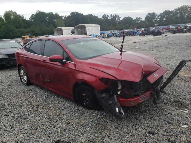 3FA6P0HDXJR157636 - 2018 FORD FUSION SE BURGUNDY photo 4