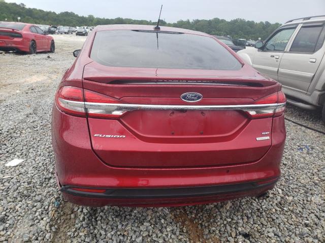 3FA6P0HDXJR157636 - 2018 FORD FUSION SE BURGUNDY photo 6