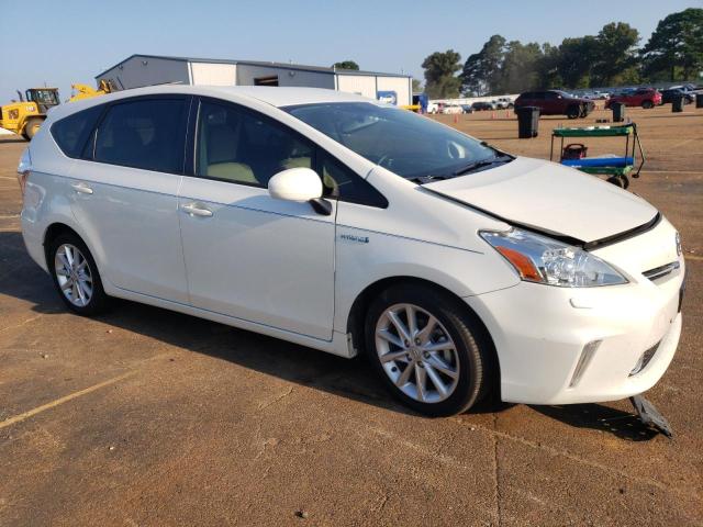 JTDZN3EU9EJ001882 - 2014 TOYOTA PRIUS V WHITE photo 4