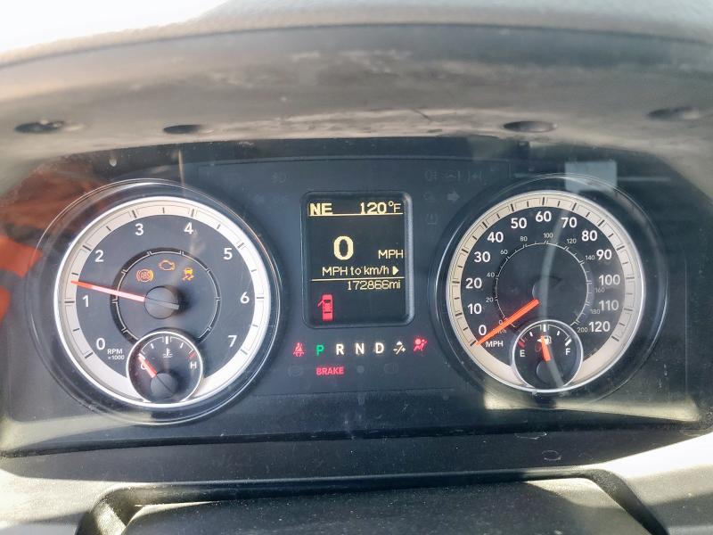 1C6RR6GT6GS347435 - 2016 RAM 1500 SLT BLACK photo 9