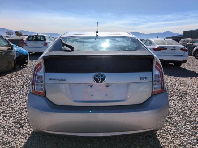 JTDKN3DU3C0333662 - 2012 TOYOTA PRIUS 银色 照片 6