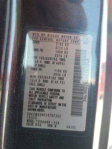 3N63M0ZN0HK707262 - 2017 CHEVROLET CITY EXPRE LT 蓝色 照片 13