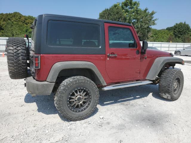 1C4AJWAG3DL574323 - 2013 JEEP WRANGLER SPORT MAROON photo 3