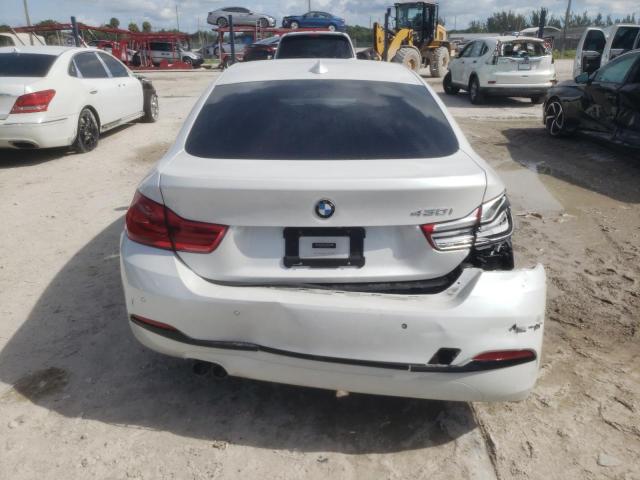 WBA4J1C51KBM17546 - 2019 BMW 430I GRAN COUPE WHITE photo 6