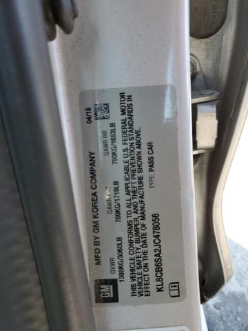 KL8CB6SA2JC478056 - 2018 CHEVROLET SPARK LS Gümüş fotoğraf 12