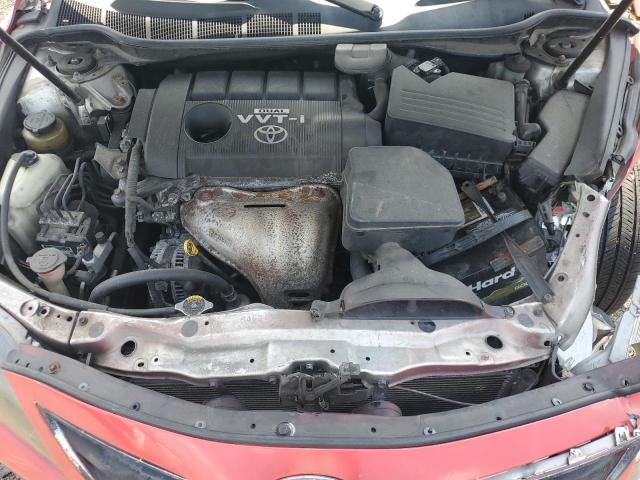 4T1BF3EK0AU554762 - 2010 TOYOTA CAMRY BASE RED photo 11