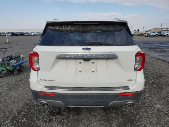 1FMSK7FH6LGA02593 - 2020 FORD EXPLORER LIMITED WHITE photo 6