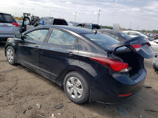 KMHDH4AE4GU601776 - 2016 HYUNDAI ELANTRA SE BLACK photo 2