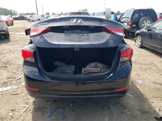 KMHDH4AE4GU601776 - 2016 HYUNDAI ELANTRA SE BLACK photo 6