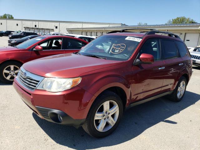 JF2SH64639H781082 - 2009 SUBARU FORESTER 2.5X LIMITED BURGUNDY photo 1