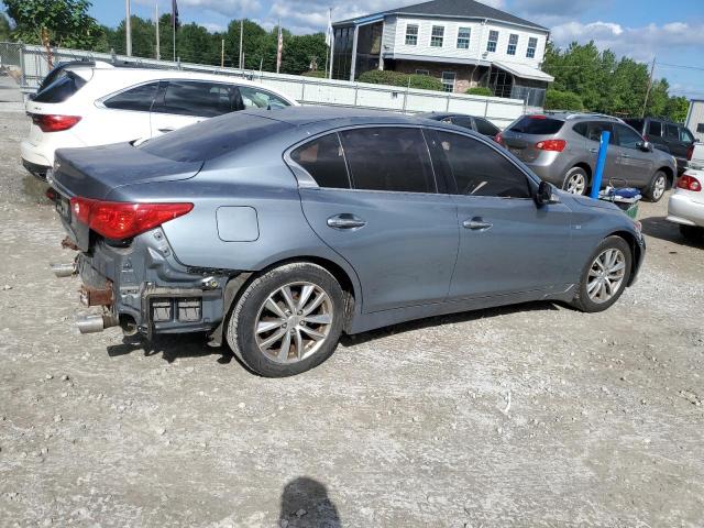 JN1BV7AR2FM404390 - 2015 INFINITI Q50 BASE TEAL photo 3