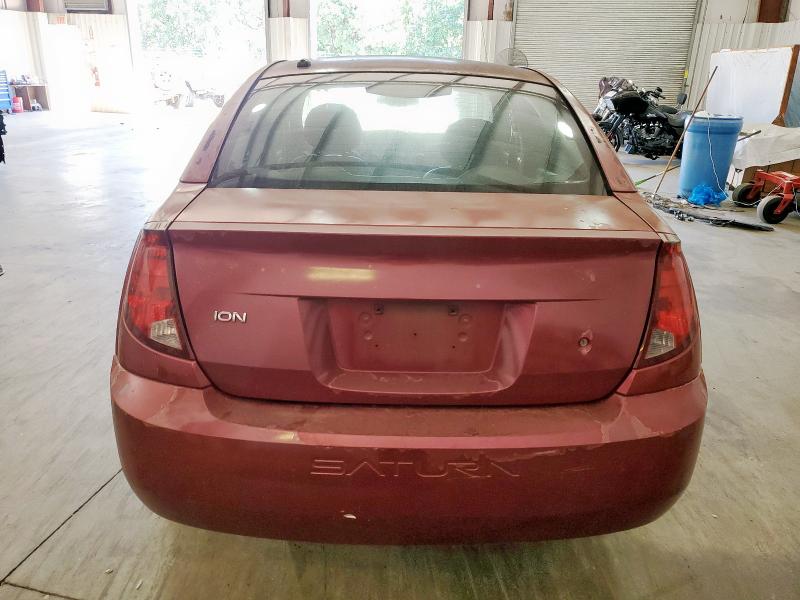 1G8AL55F47Z137545 - 2007 SATURN ION LEVEL 3 MAROON photo 6