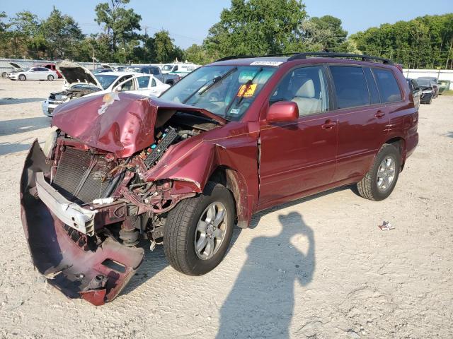 JTEHP21A770203555 - 2007 TOYOTA HIGHLANDER SPORT BURGUNDY photo 1