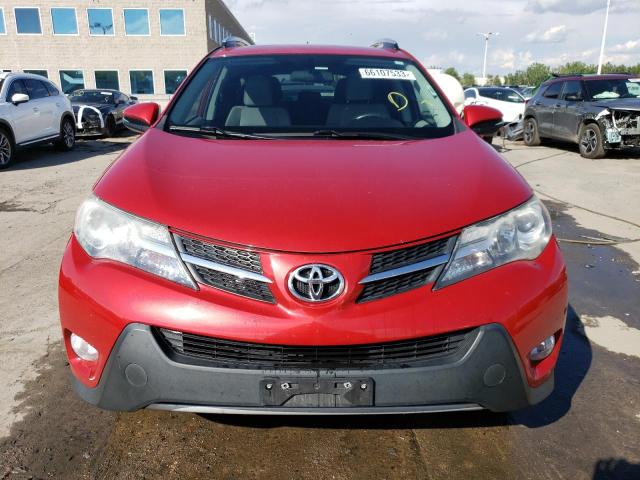 2T3RFREV3DW016290 - 2013 TOYOTA RAV4 XLE RED photo 5