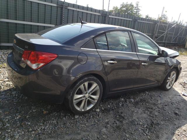 1G1PG5SB0E7179704 - 2014 CHEVROLET CRUZE LTZ GRAY photo 3