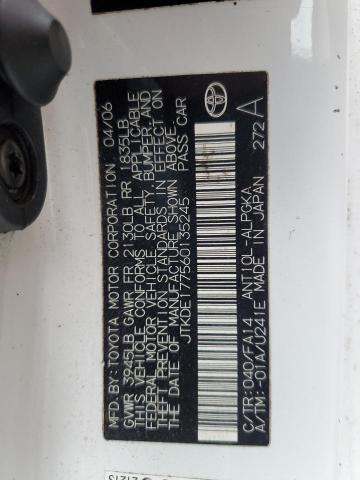 JTKDE177560135245 - 2006 TOYOTA SCION TC Ağ foto 13