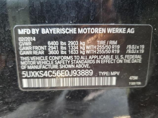 5UXKS4C56E0J93889 - 2014 BMW X5 XDRIVE35D BLACK photo 13