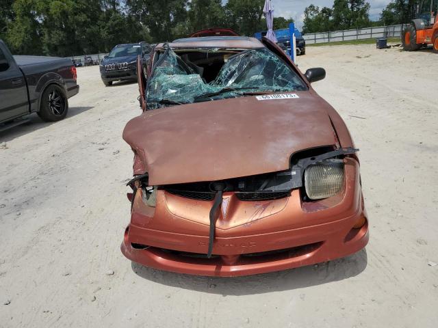 1G2JB124817127192 - 2001 PONTIAC SUNFIRE SE RED photo 5