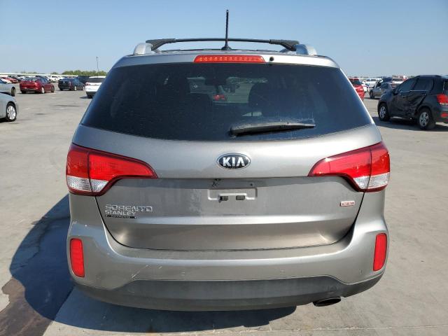 5XYKTDA6XEG502820 - 2014 KIA SORENTO LX GRAY photo 6