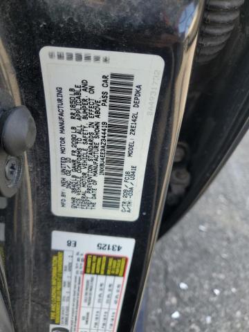 1NXBU4EE3AZ344419 - 2010 TOYOTA COROLLA BASE Սև լուսանկար 12