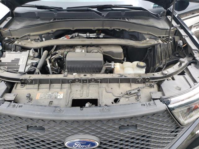 1FM5K8AB8MGA86648 - 2021 FORD EXPLORER POLICE INTERCEPTOR 黑色 照片 12