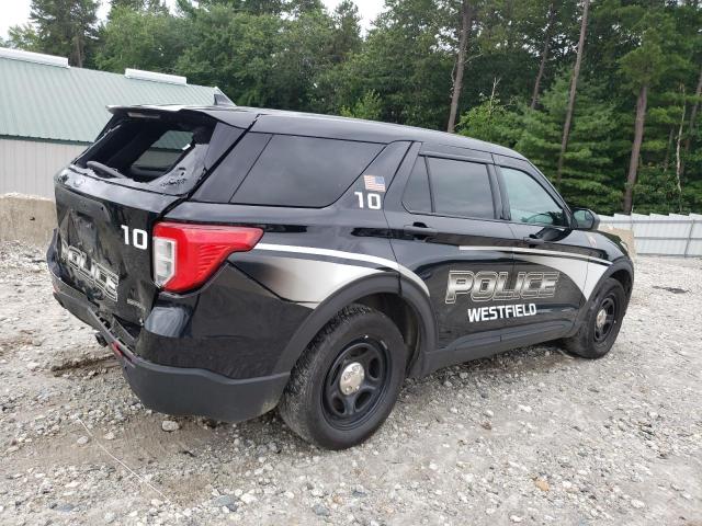 1FM5K8AB8MGA86648 - 2021 FORD EXPLORER POLICE INTERCEPTOR 黑色 照片 3