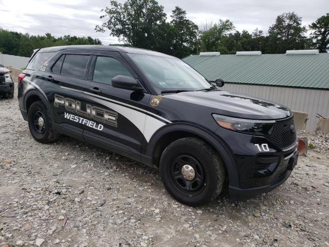 1FM5K8AB8MGA86648 - 2021 FORD EXPLORER POLICE INTERCEPTOR 黑色 照片 4