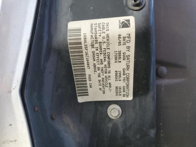 1G8AL55F16Z104047 - 2006 SATURN ION LEVEL 3 SILVER photo 12