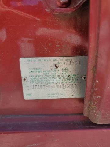 JF1SG65654H743819 - 2004 SUBARU FORESTER 2.5XS წითელი ფოტო 12