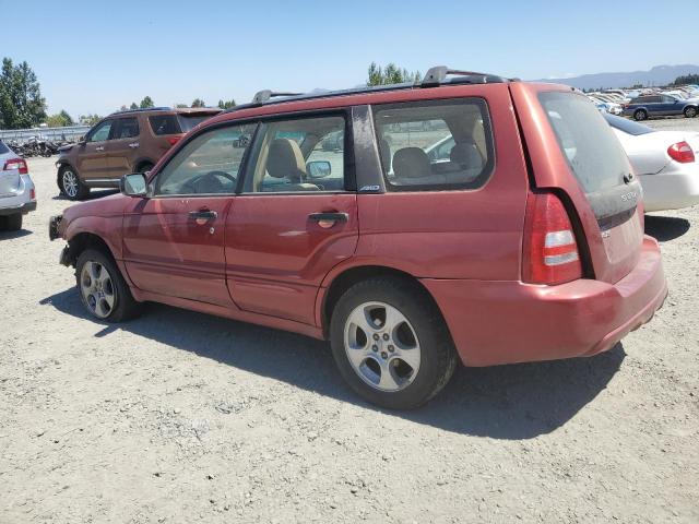 JF1SG65654H743819 - 2004 SUBARU FORESTER 2.5XS წითელი ფოტო 2