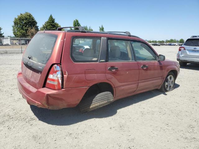 JF1SG65654H743819 - 2004 SUBARU FORESTER 2.5XS წითელი ფოტო 3