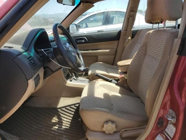 JF1SG65654H743819 - 2004 SUBARU FORESTER 2.5XS წითელი ფოტო 7