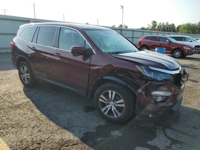 5FNYF6H74JB002584 - 2018 HONDA PILOT EXLN MAROON photo 4