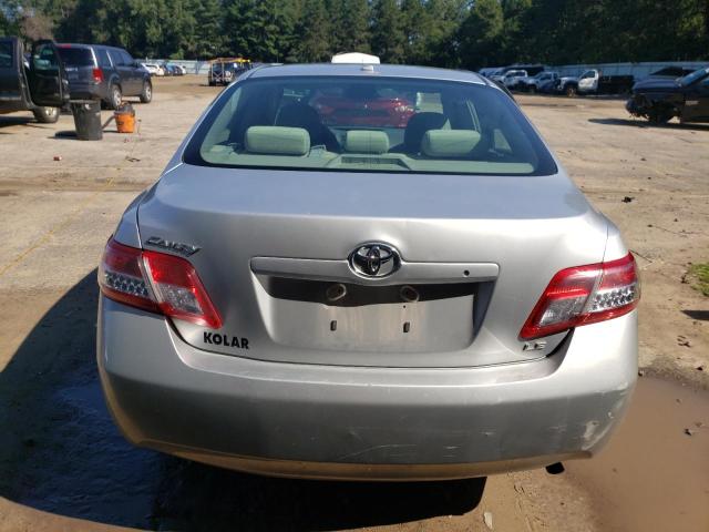 4T1BF3EK6BU698947 - 2011 TOYOTA CAMRY BASE SILVER photo 6