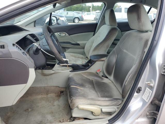 19XFB2F55CE082421 - 2012 HONDA CIVIC LX SILVER photo 7