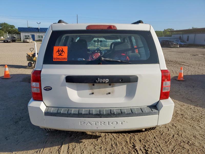 1J4FT28B39D159114 - 2009 JEEP PATRIOT SPORT WHITE photo 6