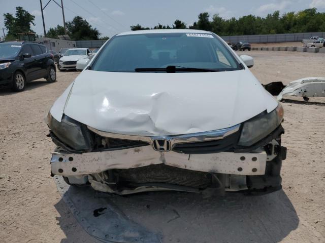 2HGFB2F56CH323604 - 2012 HONDA CIVIC LX WHITE photo 5