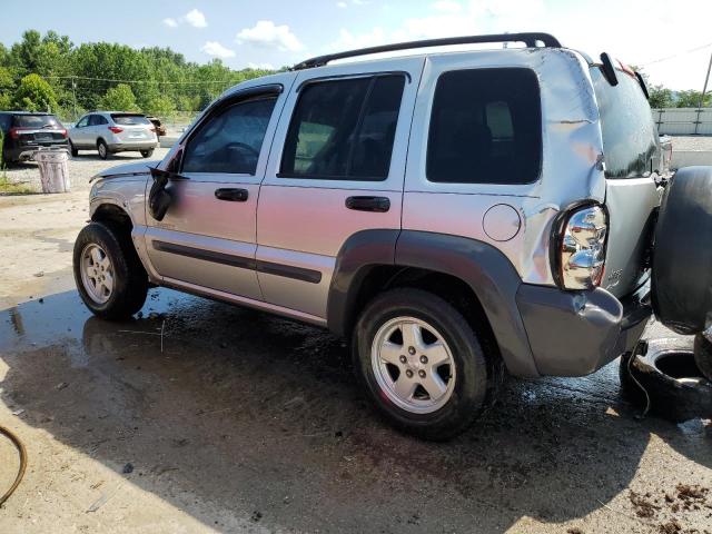 1J4GL48KX4W129766 - 2004 JEEP LIBERTY SPORT 银色 照片 2