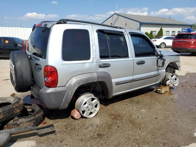 1J4GL48KX4W129766 - 2004 JEEP LIBERTY SPORT 银色 照片 3