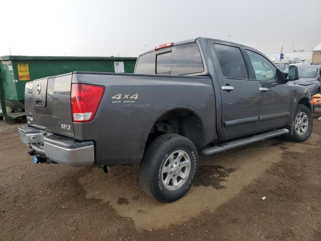 1N6AA07B24N531411 - 2004 NISSAN TITAN XE GRAY photo 3