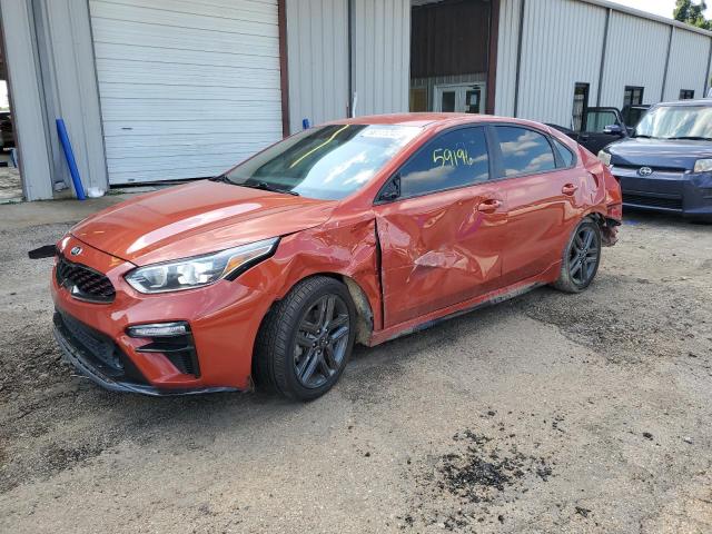 3KPF34AD7LE143565 - 2020 KIA FORTE GT LINE ORANGE photo 1