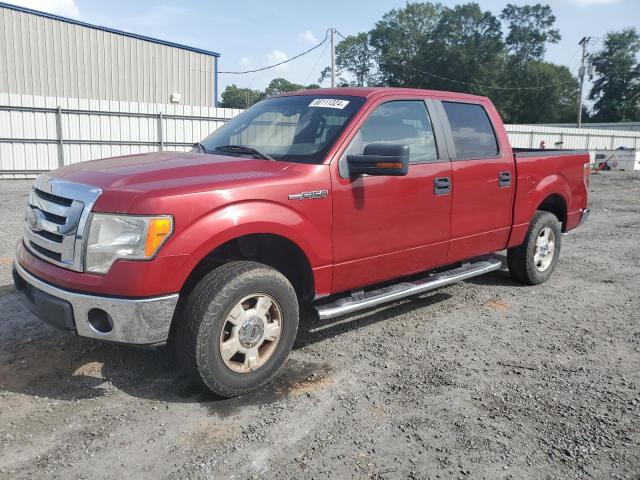 1FTFW1CV1AKE08955 - 2010 FORD F150 SUPERCREW RED photo 1