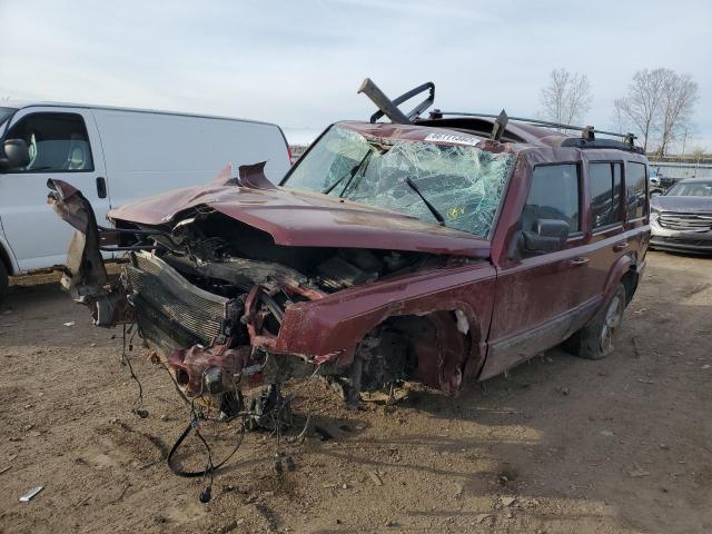 1J8HH48N28C141058 - 2008 JEEP COMMANDER SPORT წითელი ფოტო 2