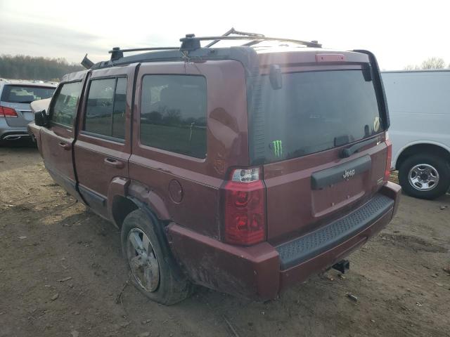 1J8HH48N28C141058 - 2008 JEEP COMMANDER SPORT წითელი ფოტო 3