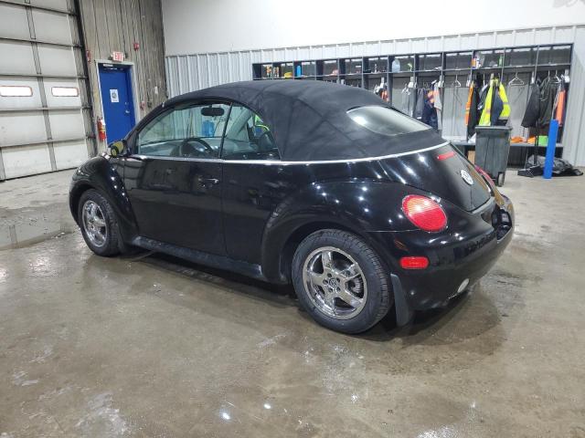3VWCK21Y23M317106 - 2003 VOLKSWAGEN NEW BEETLE GLS BLACK photo 2