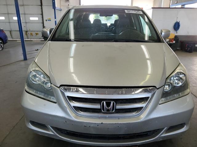 5FNRL38785B044631 - 2005 HONDA ODYSSEY EXL SILVER photo 5