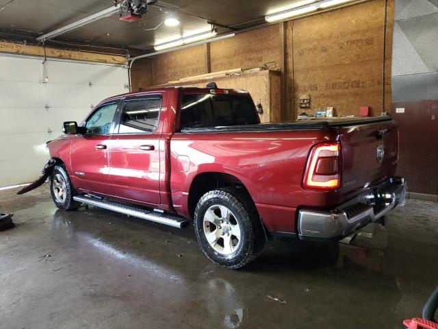 1C6SRFFT8KN507986 - 2019 RAM 1500 BIG HORN/LONE STAR MAROON photo 2