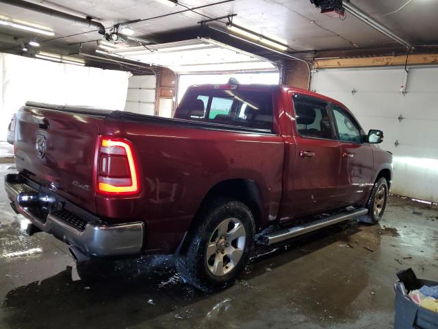 1C6SRFFT8KN507986 - 2019 RAM 1500 BIG HORN/LONE STAR MAROON photo 3