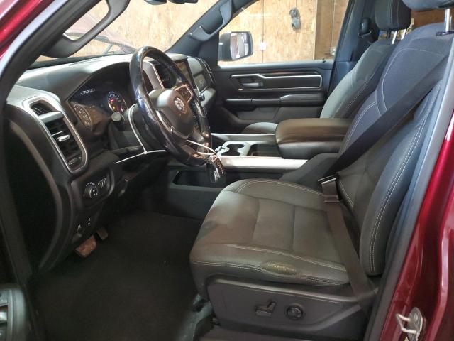 1C6SRFFT8KN507986 - 2019 RAM 1500 BIG HORN/LONE STAR MAROON photo 7